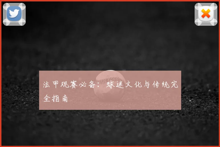 法甲观赛必备：球迷文化与传统完全指南